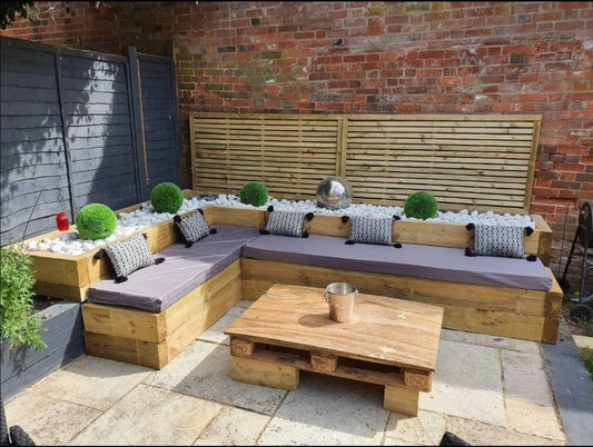 Waterproof rattan furniture cushion covers, pallet furniture cushion covers, bespoke furniture cushion covers, garden furniture