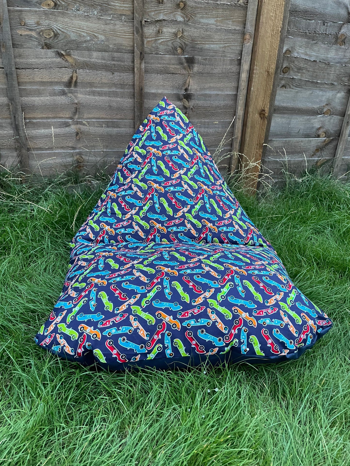 Race Cars Beanbag or Soft Toys Storage Beanbag Cover